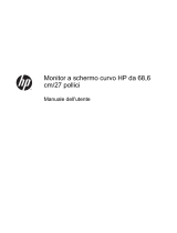 HP Pavilion 27c 27-in Curved Display Manuale utente