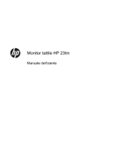 HP Pavilion 23tm 23-inch Diagonal Touch Monitor Manuale utente