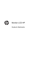 HP Compaq LA22f 22-inch LED Backlit LCD Monitor Guida di riferimento