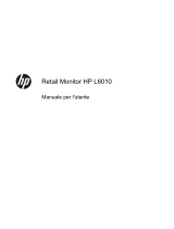 HP L6010 10.4-inch Retail Monitor Manuale utente