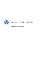 HP LD4200tm 42-inch Widescreen LCD Interactive Digital Signage Display Manuale utente