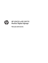 HP LD4735 46.96-inch LED Digital Signage Display Manuale utente