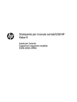 HP Value Serial/USB Receipt Printer II Manuale del proprietario