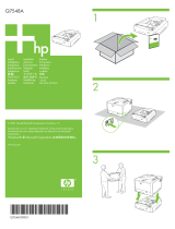 HP LaserJet 500-sheet Input Tray Guida utente