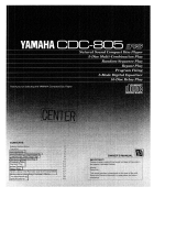 Yamaha CDC-805 Manuale del proprietario