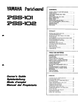 Yamaha PSS-102 Manuale del proprietario