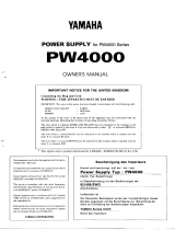 Yamaha PW4000 Manuale del proprietario