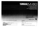 Yamaha M-60 Manuale del proprietario