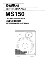 Yamaha MS150 Manuale del proprietario
