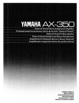 Yamaha AX-350 Manuale del proprietario