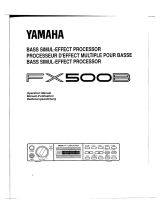 Yamaha FX500B Manuale del proprietario
