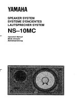 Yamaha NS-10MC Manuale del proprietario