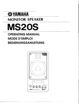 Yamaha MS20S Manuale del proprietario