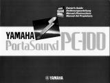 Yamaha PC-100 Manuale del proprietario