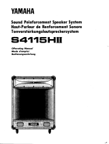 Yamaha S4115HII Manuale del proprietario
