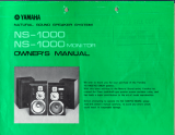 Yamaha NS-1000M Manuale del proprietario