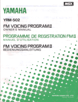 Yamaha YRM-502 Manuale del proprietario