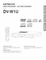 Hitachi DV-W1U Manuale utente