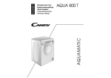 Candy AQUA 800T - 45 Manuale utente