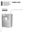 Hoover VHDS 610-37 Manuale utente