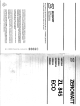 Zerowatt LSZL845ECO/1 Manuale utente