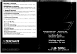 Zerowatt-Hoover LB HX 33 Manuale utente