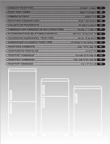 Hoover HCN 4580 Kühl-gefrierkombination Manuale utente