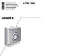 Hoover HWB 280-30S Waschmaschine Manuale utente