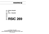 ROSIERES LSRSIC269 IN Manuale utente