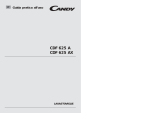 Candy CDF 625 A-01 Manuale utente