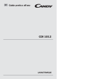 Candy CDI 1012/1 Manuale utente