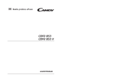 Candy CDF8 853X-S Manuale utente