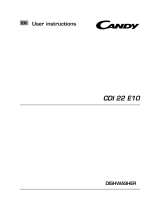 Candy CDI 22E10/3-80 Manuale utente