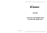 Candy FDP 231/1 X Manuale utente