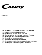 Candy CBP612/3N Manuale utente