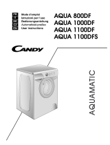 Candy AQUA 800DF/3-S Manuale utente