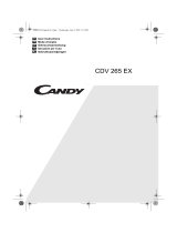 Candy AB CDV 265 E Manuale utente