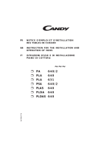 Candy PC PLA640 W Manuale utente