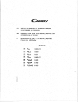 Candy PCPSA640/1FX Manuale utente