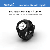 Garmin Forerunner® 210, Pacific, With Heart Rate Monitor and Foot Pod (Club Version) Manuale del proprietario