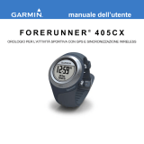 Garmin Forerunner 405CX Manuale del proprietario
