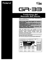 Roland GR-33 Manuale utente