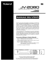 Roland JV-2080 Manuale utente