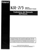 Roland KR-7 Manuale utente