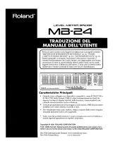 Roland MB-24 Manuale utente