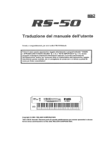 Roland RS-50 Manuale utente