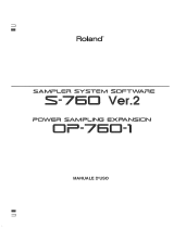 Roland S-760 Manuale utente