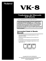 Roland VK-8 Manuale utente