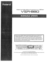 Roland VSR-880 Manuale utente