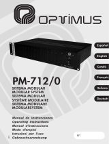 Optimus PM-712/0 Manuale utente